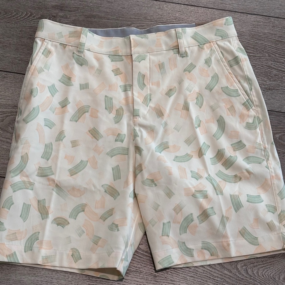 Nike Golf Shorts Mens 33 Abstract Pattern FD5725-113 New Preppy Casual Athletic - Picture 1 of 8